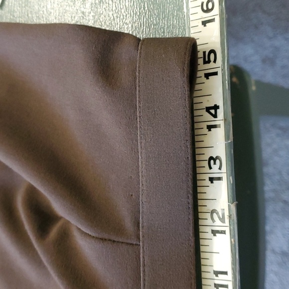 Women's‎ trousers.  Brown size 8PS. Zipper front. By Focus 2000. Straight. - Picture 7 of 7